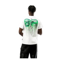 Propaganda  RIBS SNAKE T-Shirt Uomo In Cotone Bianco 2