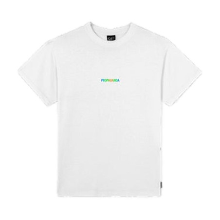 Propaganda  RIBS NEON T-Shirt Uomo In Cotone Bianco