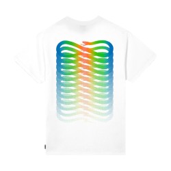 Propaganda  RIBS NEON T-Shirt Uomo In Cotone Bianco 2