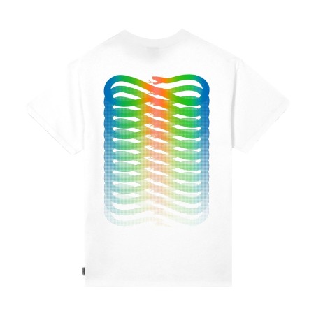 Propaganda  RIBS NEON T-Shirt Uomo In Cotone Bianco