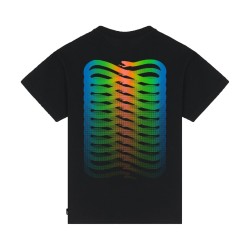 Propaganda  RIBS NEON T-Shirt Uomo In Cotone Nero  2