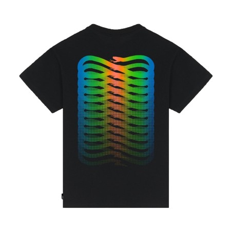 Propaganda  RIBS NEON T-Shirt Uomo In Cotone Nero 