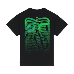 Propaganda  RIBS SNAKE T-Shirt Uomo In Cotone Nero 2