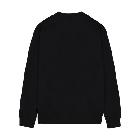 Propaganda CREWNECK LOGO EMBROIDERY Felpa Uomo Girocollo Nero