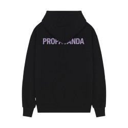 Propaganda  HOODIE LOGO OG Felpa Uomo Con Cappuccio Nero 2