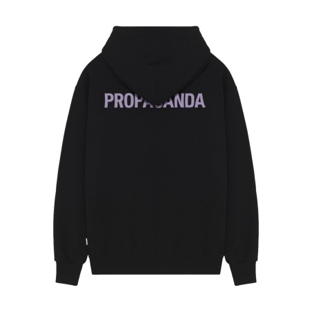 Propaganda  HOODIE LOGO OG Felpa Uomo Con Cappuccio Nero