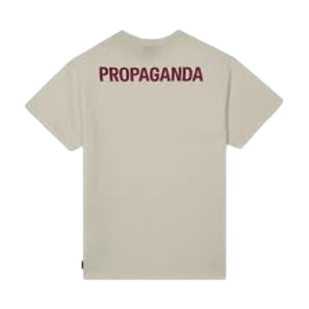 Propaganda LOGO OG T-Shirt Uomo In Cotone BEIGE
