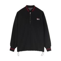 Propaganda HALF ZIP CRINKLE Giacca a Vento Uomo Nero 2
