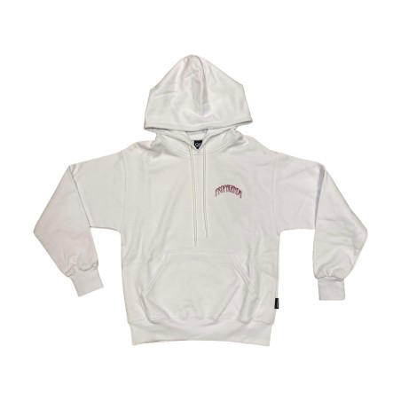 Propaganda HOODIE TRIANGLE WEB Felpa Uomo Con Cappuccio Bianco
