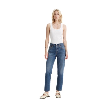 LEVI'S 501 CROP LIGHTWEIGHT ENERGY REFRESH LTW Jeans Donna blu 