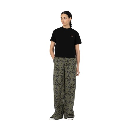 Dickies DK0A4Y8LBLK1 OAKPORT BOXY T Shirt Donna Mezza Manica Black