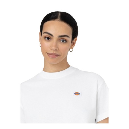 Dickies DK0A4Y8LWHX1 OAKPORT BOXY T Shirt Donna Mezza Manica Bianco