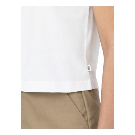 Dickies DK0A4Y8LWHX1 OAKPORT BOXY T Shirt Donna Mezza Manica Bianco