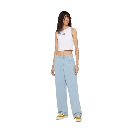 Dickies DK0A48DWHX1 POWERS VEST W Canotta Donna White