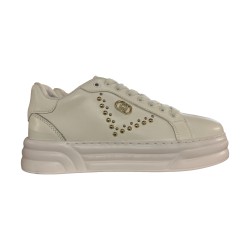 LIU JO CLEO 20 Sneakers Donna Stringate Platform Con Dettaglio White