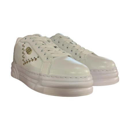 LIU JO CLEO 20 Sneakers Donna Stringate Platform Con Dettaglio White