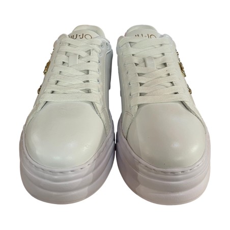 LIU JO CLEO 20 Sneakers Donna Stringate Platform Con Dettaglio White