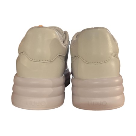 LIU JO CLEO 20 Sneakers Donna Stringate Platform Con Dettaglio White