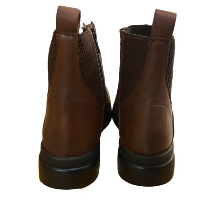 Riposella GAIA I WA03BX Stivaletto Donna Con Zip Laterale Cuoio