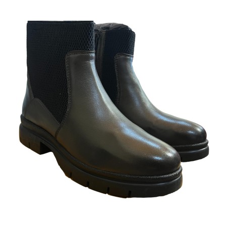 Riposella GAIA I WA03BX Stivaletto Donna Con Zip Laterale Verde 