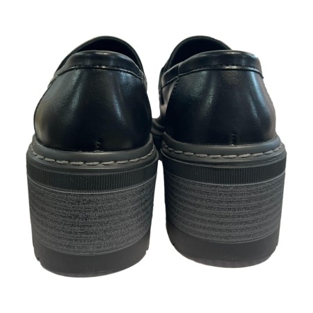 Sara Lòpez SL42MO 304 Mocassini Donna Platform Con Tacco Medio Nero 