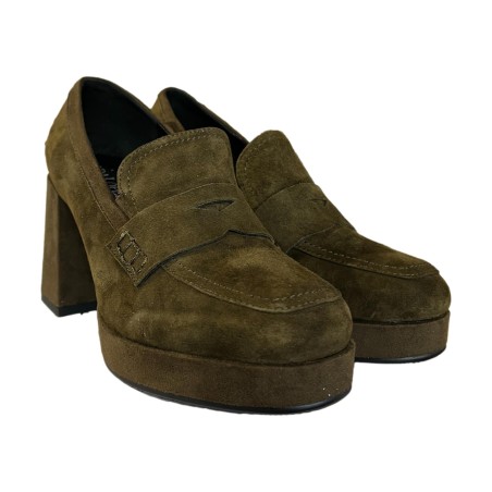 Sara Lòpez SL42MO 301P1 Mocassini Donna Tacco Alto Bottiglia