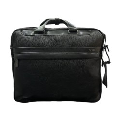 Gattinoni BIG0P8203 MVP000 Borsa a Mano In Ecopelle Martellata Da Uomo Black