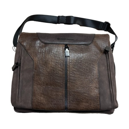 Lumberjack LK5444 JAMES Borsa uomo Messenger Dk.Brown 