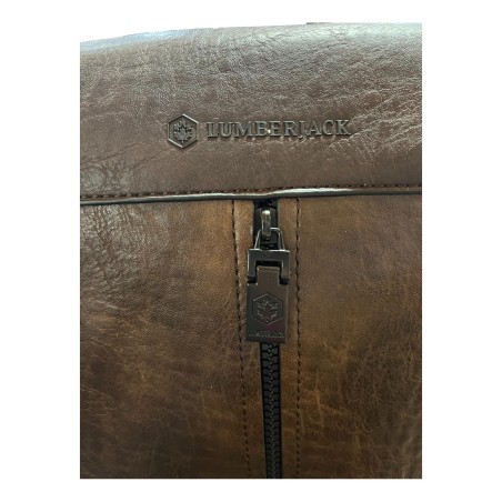 Lumberjack LK5444 JAMES Borsa uomo Messenger Dk.Brown 