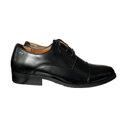 Solo Soprani SOLO41AL 802 Scarpe Uomo Eleganti Stringate Nero Nappa