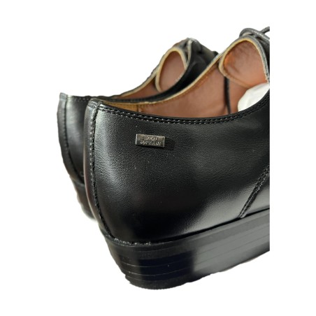 Solo Soprani SOLO41AL 802 Scarpe Uomo Eleganti Stringate Nero Nappa
