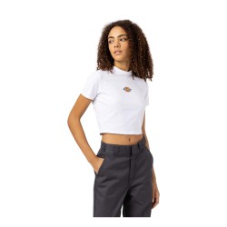 Dickies DK0A4ZA00WH1 MAPLE VALLEY REG TEE W T-Shirt Donna a Maniche Corte Bianco     