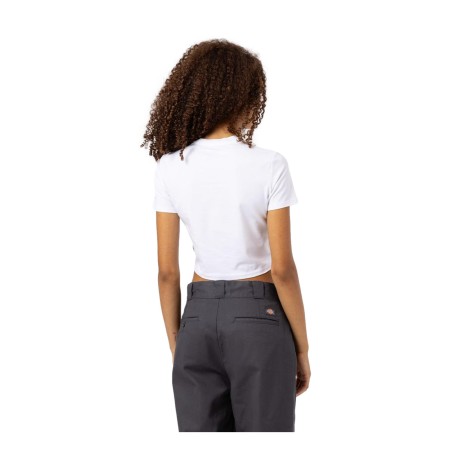 Dickies DK0A4ZA00WH1 MAPLE VALLEY REG TEE W T-Shirt Donna a Maniche Corte Bianco     