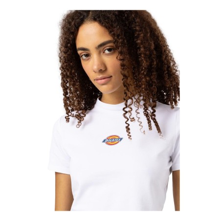 Dickies DK0A4ZA00WH1 MAPLE VALLEY REG TEE W T-Shirt Donna a Maniche Corte Bianco     
