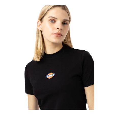 Dickies DK0A4ZA0BLK1 MAPLE VALLEY REG TEE W T-Shirt Donna a Maniche Corte Black