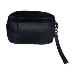 Gattinoni WIGJJ1080 MHA200 Jonathan Pochette Uomo 23x15x5 Vera Pelle Blue 2