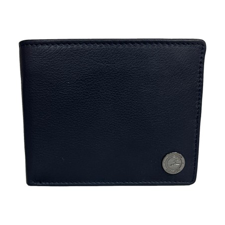 Gattinoni WIGJJ1081 MHA200 Jonathan Portafogli Uomo Large Vera Pelle Blue