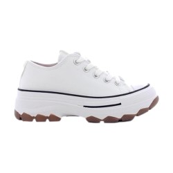 Refresh 172477 Sneakers Donna Platform Stringate White