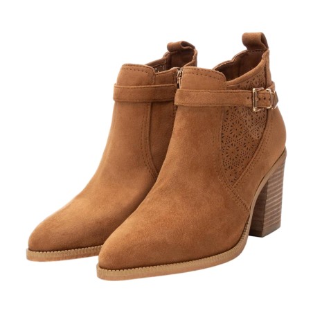 XTI 143883 Stivaletti Donna Con Tacco Medio Camel