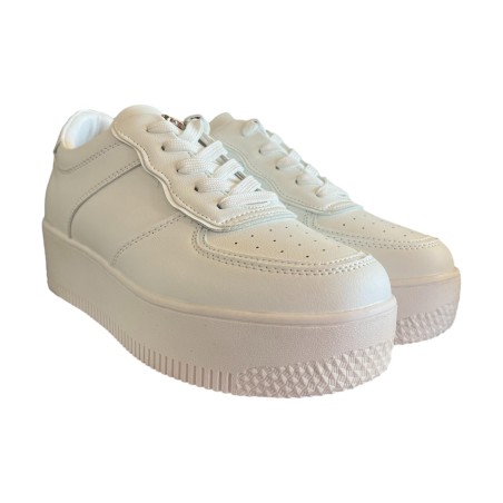 QUEEN HELENA  X26-12 Sneaker Donna Platform White 