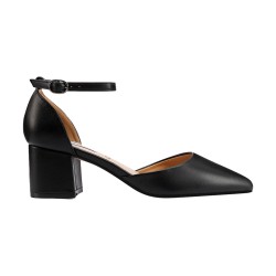 Queen Helena ZM9909 Decollete Donna Con Tacco Medio Black