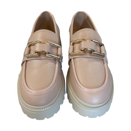 KEYS K-10751 Mocassino Donna Con Accessorio Nude