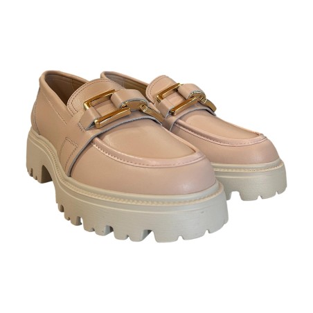 KEYS K-10751 Mocassino Donna Con Accessorio Nude