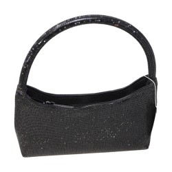 Gold & Gold GGM36 Borsa Donna Mezza Luna Nero