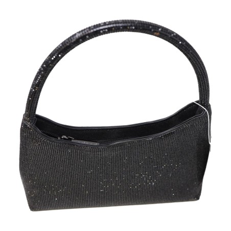 Gold & Gold GGM36 Borsa Donna Mezza Luna Nero