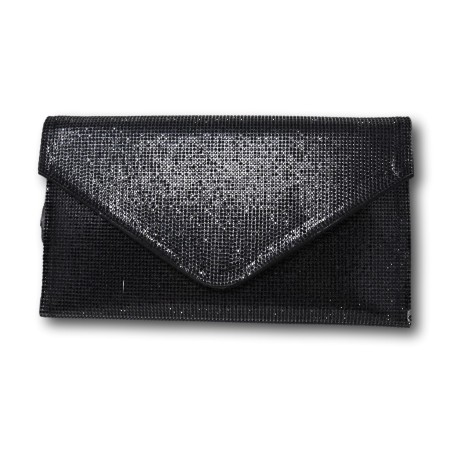 Gold & Gold GGM37 Pochette Donna Con Bottone Nero