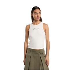 Dickies DK0A4Z8NC481 RIB Top W Donna A Costine Bianco