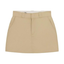 Dickies DK0A4YQHKHK1 MINI WORK SKIRT Gonna Da Donna Con Tasche Beige