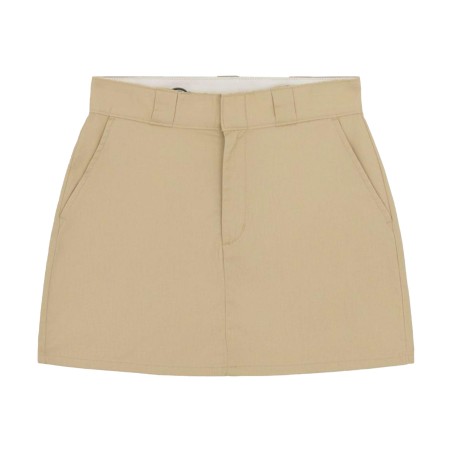 Dickies DK0A4YQHKHK1 MINI WORK SKIRT Gonna Da Donna Con Tasche Beige