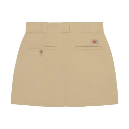 Dickies DK0A4YQHKHK1 MINI WORK SKIRT Gonna Da Donna Con Tasche Beige